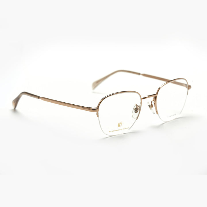 David Beckham 1109/G – Or Titane Rectangulaire (Homme)